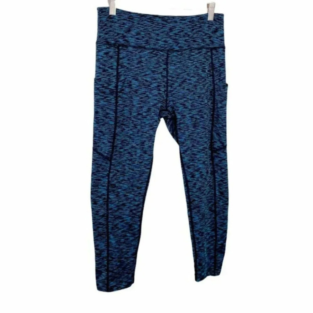CYZ M space dyed side pockets ankle leggings